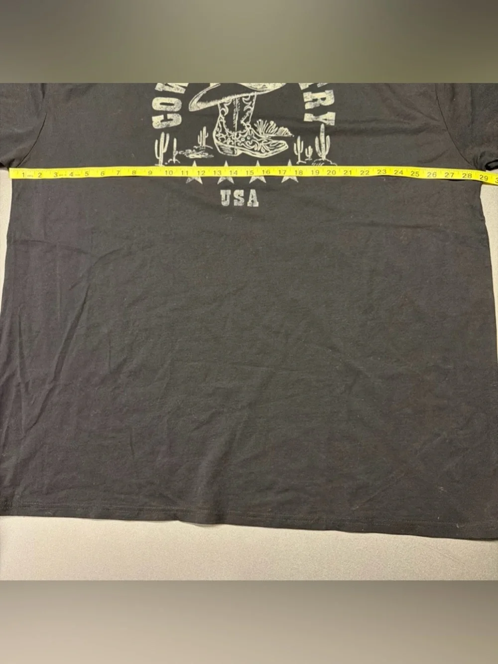 Fifth Sun Big & Tall USA Cowboy Country‎ Graphic T-Shirt Men's 4XL Black NWOT